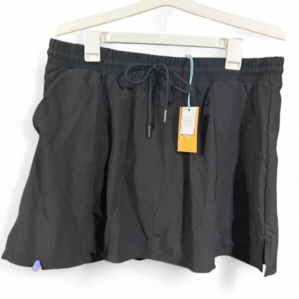 Bundle - 2PCS of Size XL Kona Sol Black Quick Dry Skirt
